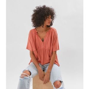 Urban Outfitters Oversized Babydoll Blouse